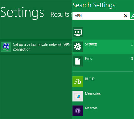 how to set up VPN in Windows 8