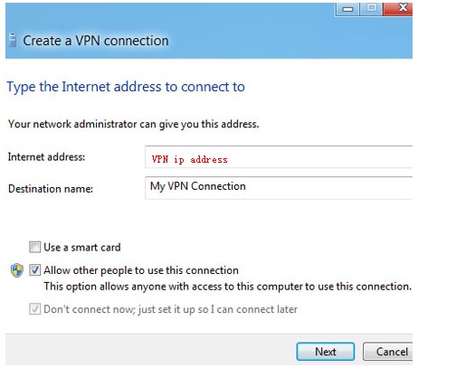 how to set up VPN in Windows 8