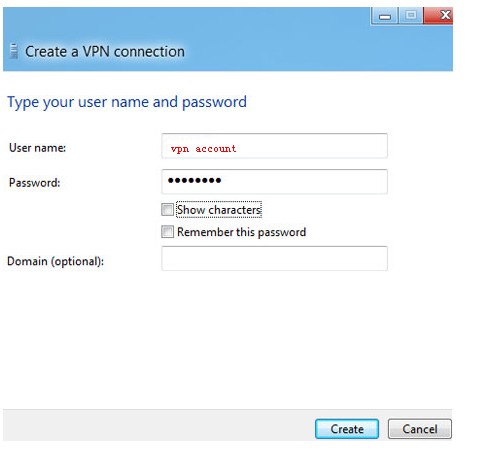 how to set a vpn on windows 8