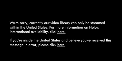 Hulu outside US VPN