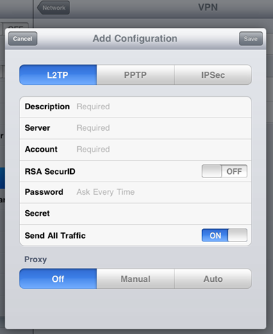 ipad vpn l2tp