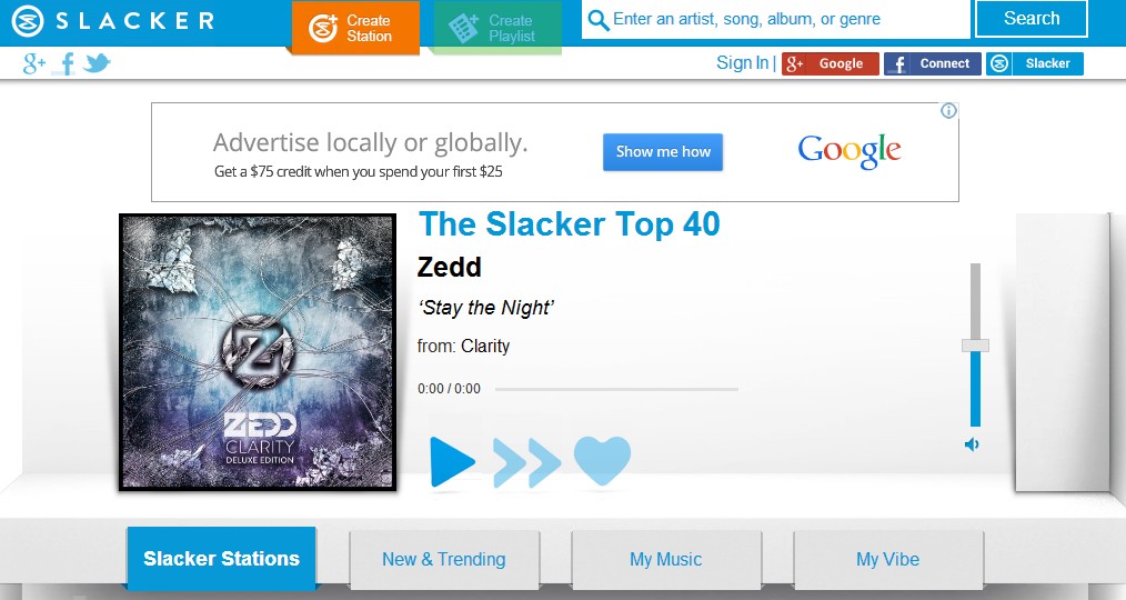 unblock slacker radio